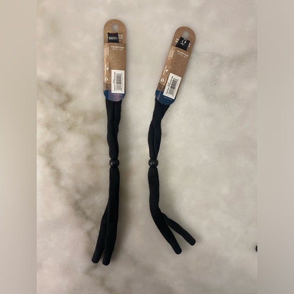 New! Chums Original Cotton Eyewear Retainer Sunglass Strap Standard End, Black - Picture 2 of 2